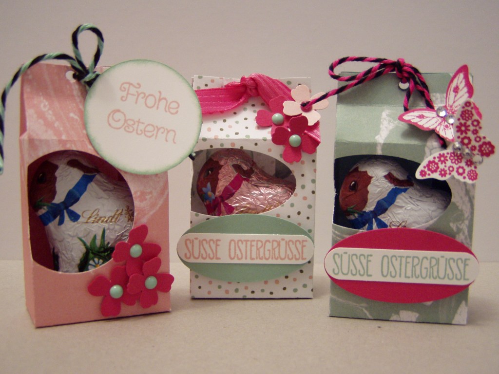 drei süße Osterlämmchen