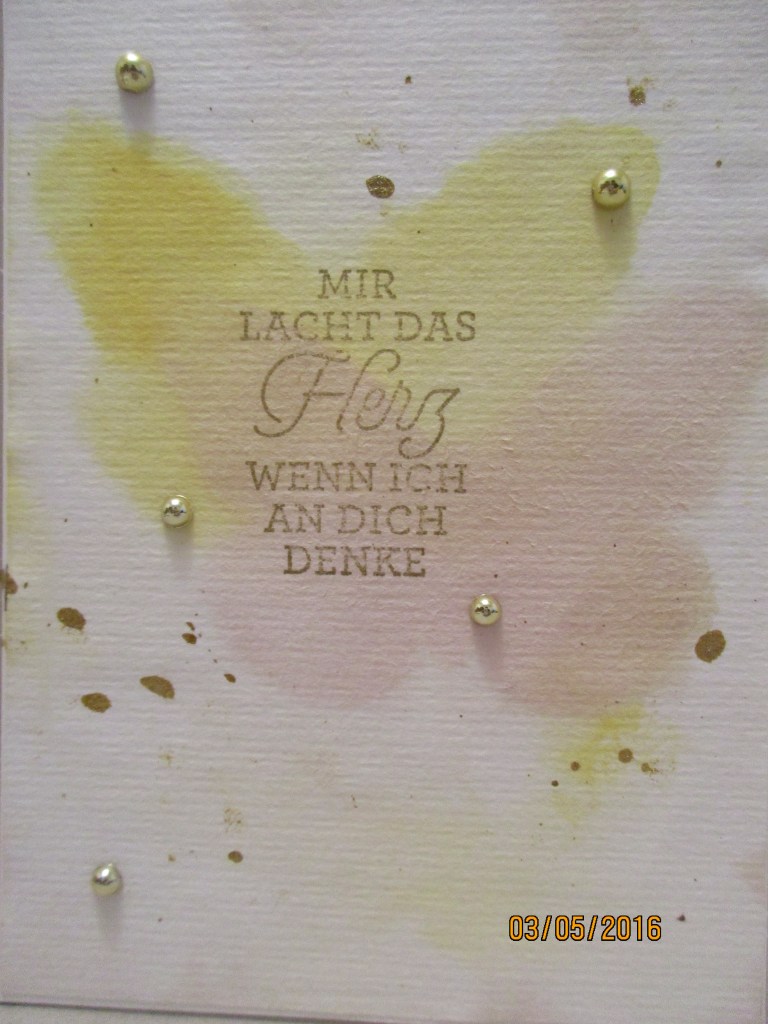 Mir lacht das Herz, wenn ich an Dich denke