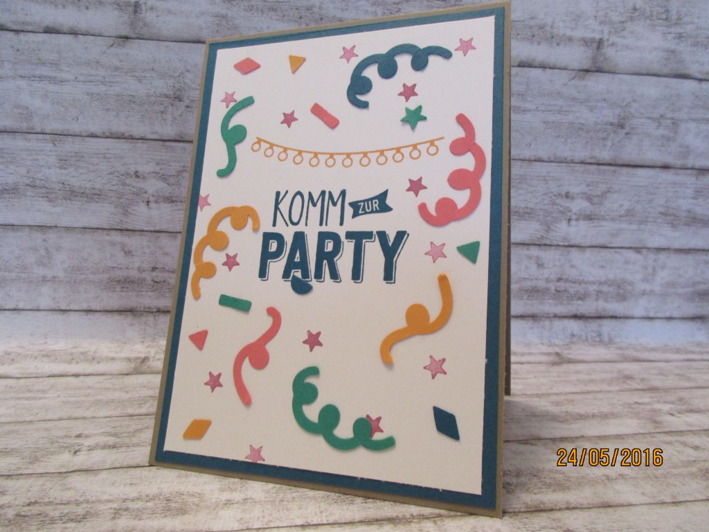 Einladungskarte Konfetti-Grüße