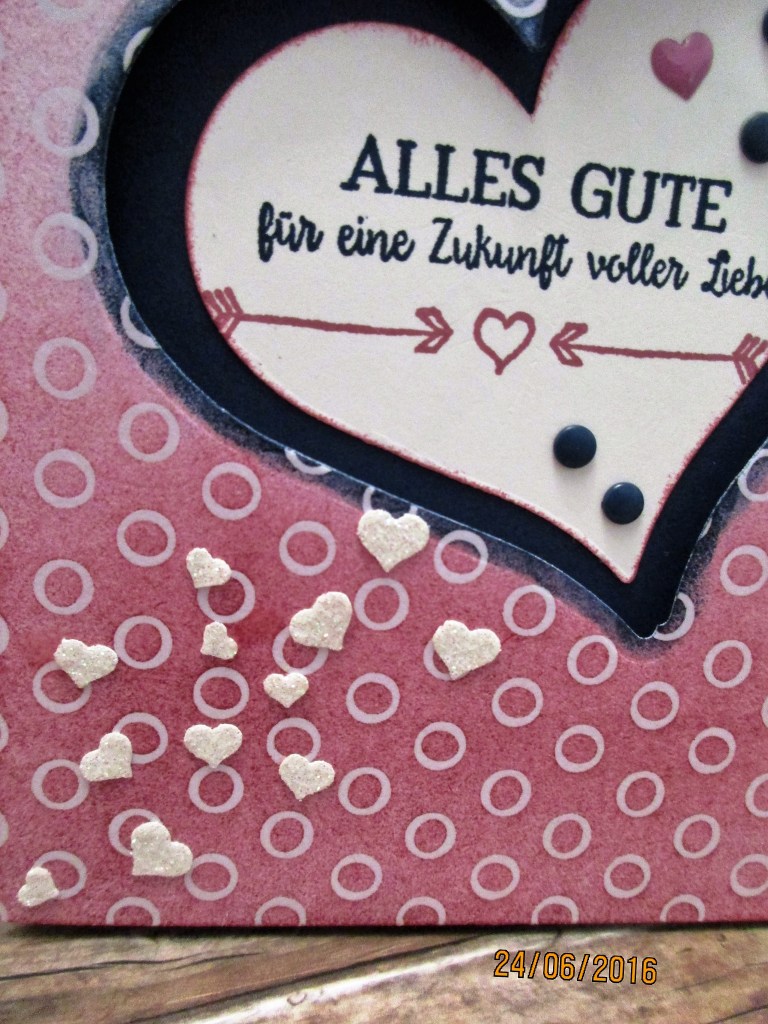 Das glitzernde Herzkonfetti