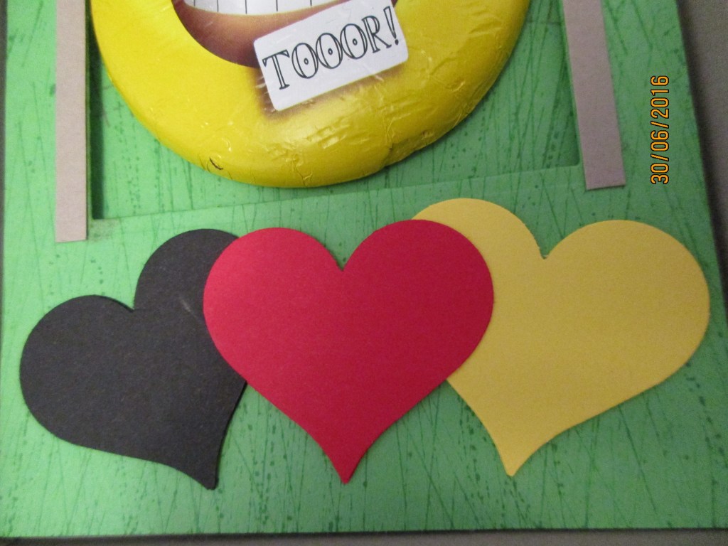 Die Herzen in Schwarz-Rot-Gold