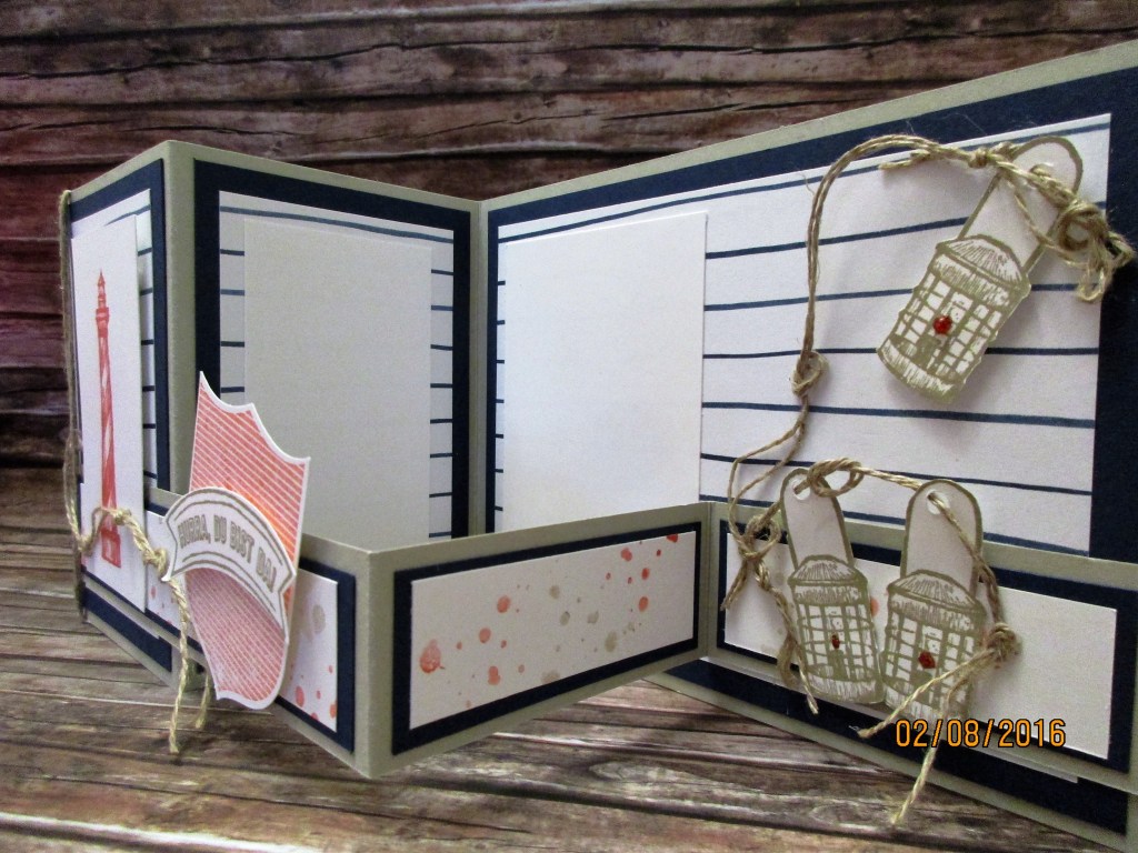 die Faltung der Karte