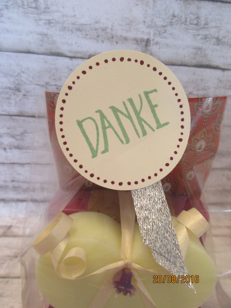 Der Spruch "Danke"