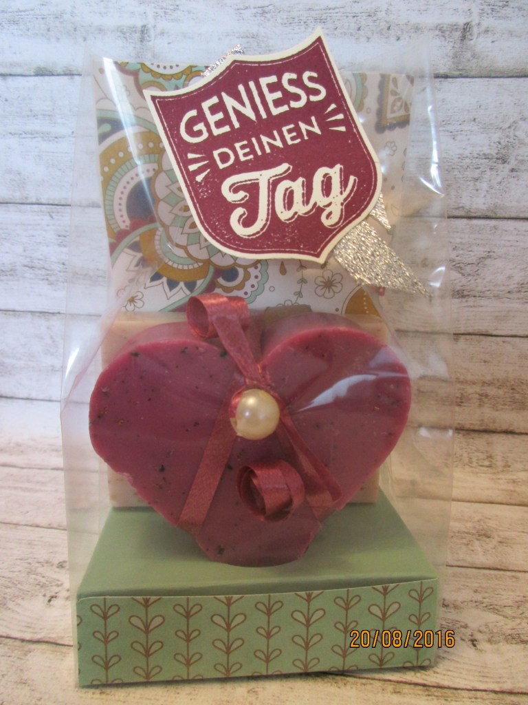 das Herz in Brombeere mit dem hellen DSP