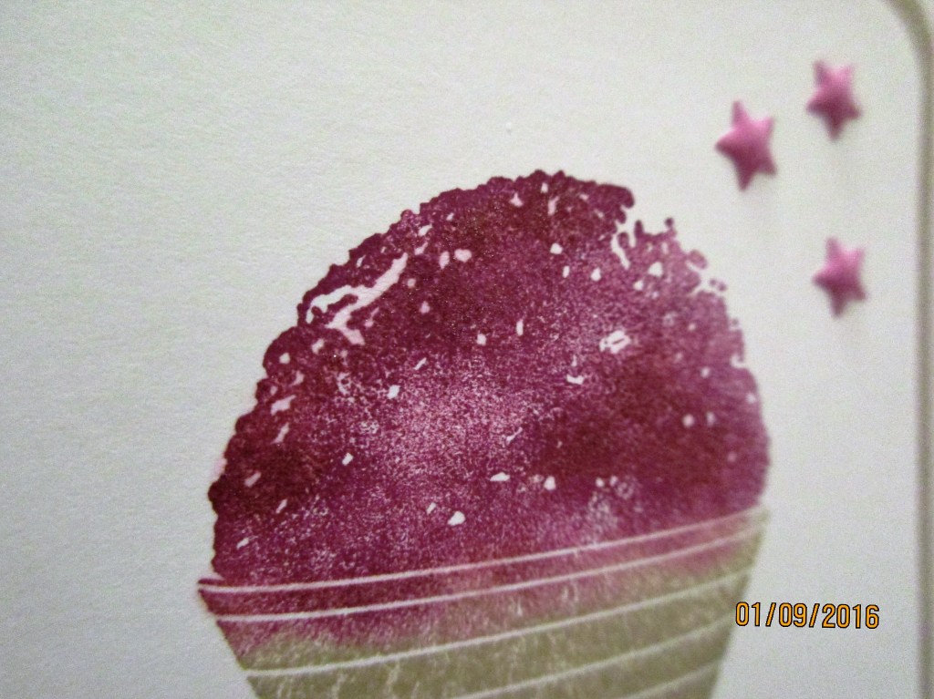 die Eiskugel - der Glitzer