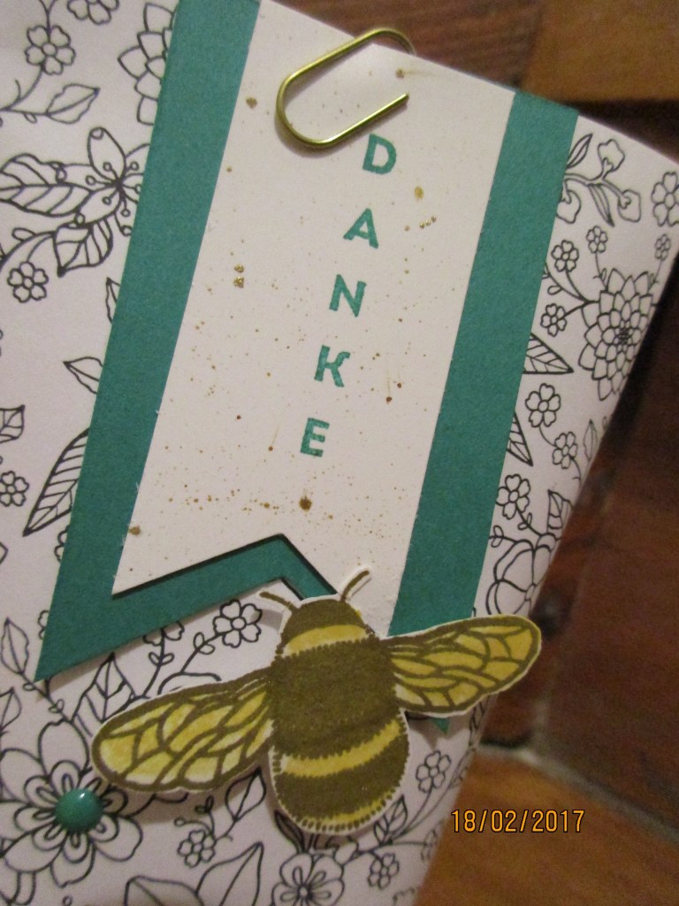 Dei Hummel aus dem Stempelset Li(e)bellein