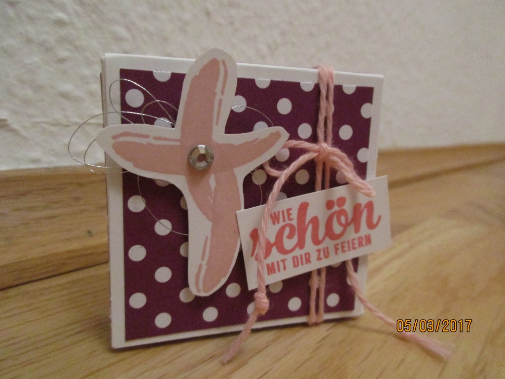 Gästegoodie zur Kommunion für ein Mädchen